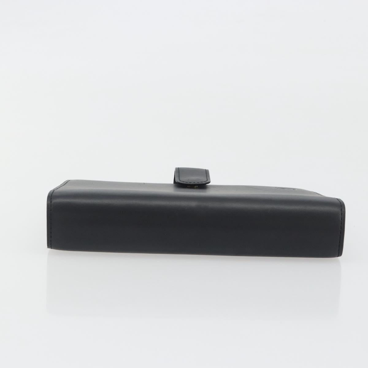 LOUIS VUITTON Nomad Agenda MM Day Planner Cover Black R20478 LV Auth 197557A
