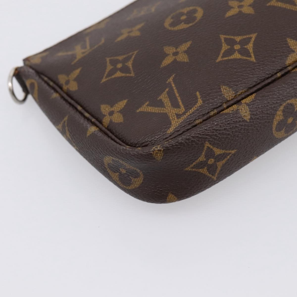 LOUIS VUITTON Monogram Pochette Accessoires Pouch M51980 LV Auth 197558