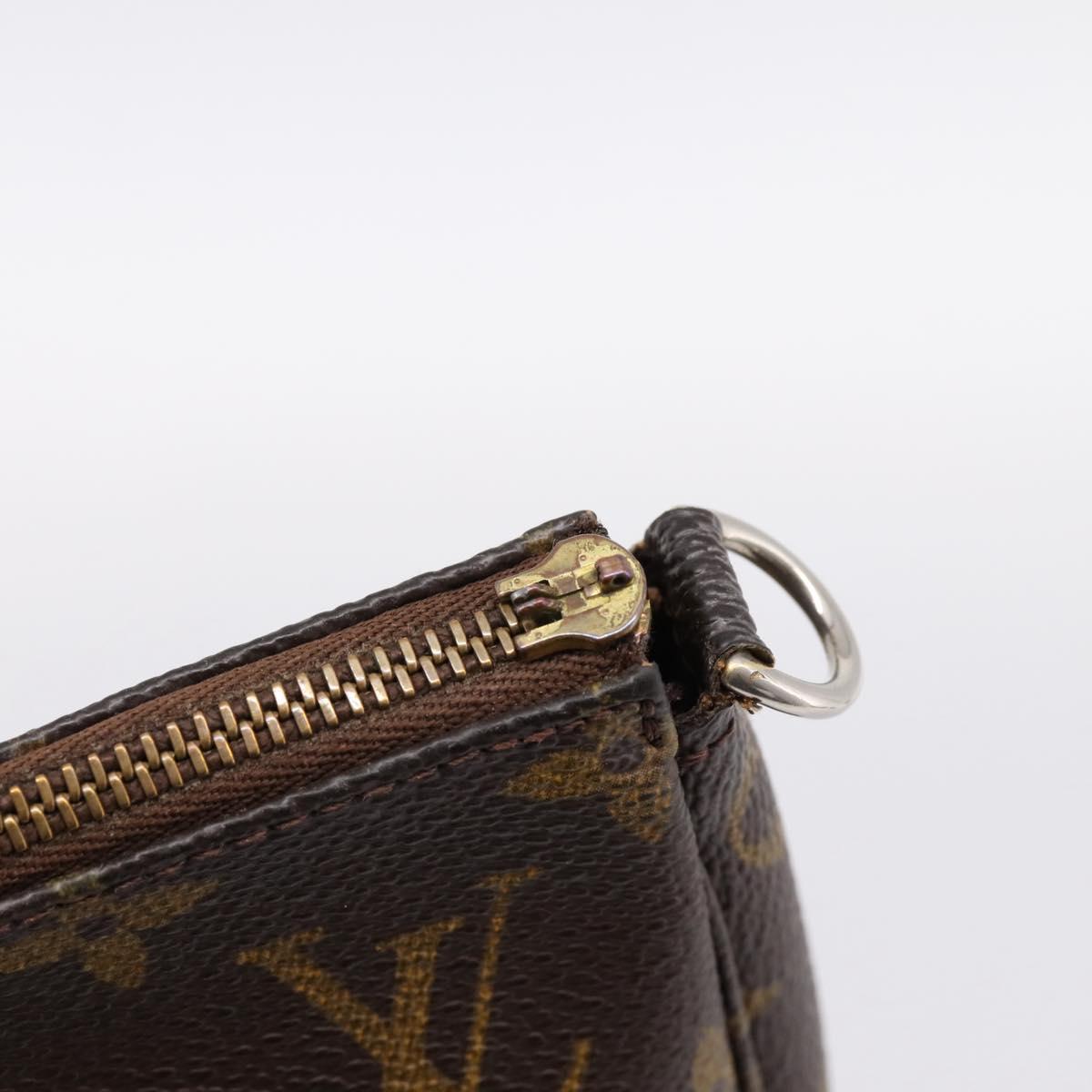 LOUIS VUITTON Monogram Pochette Accessoires Pouch M51980 LV Auth 197558
