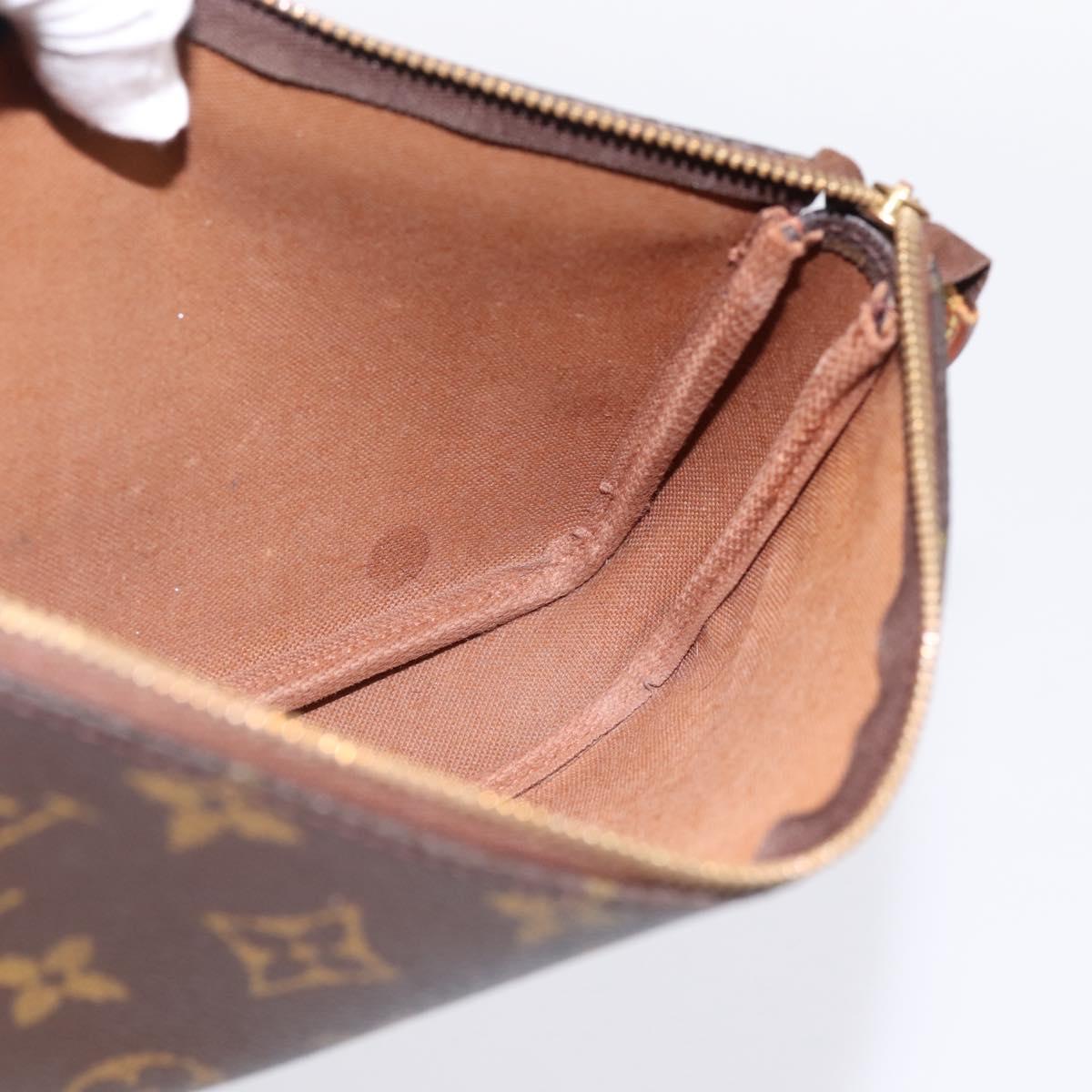 LOUIS VUITTON Monogram Pochette Accessoires Pouch M51980 LV Auth 197558