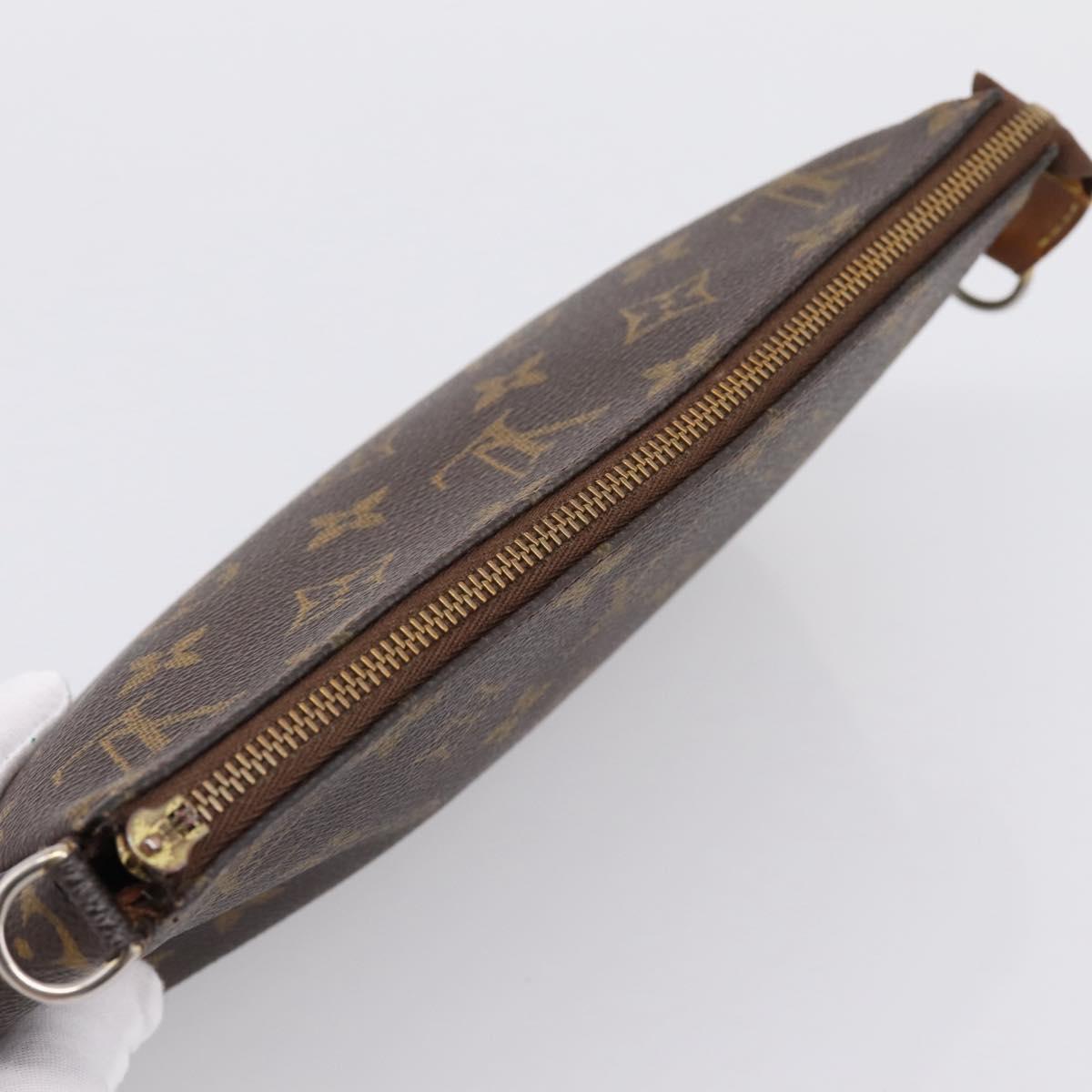 LOUIS VUITTON Monogram Pochette Accessoires Pouch M51980 LV Auth 197558
