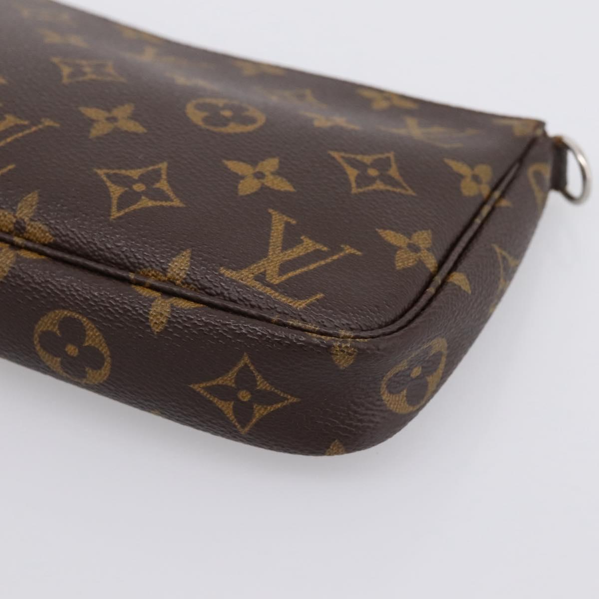 LOUIS VUITTON Monogram Pochette Accessoires Pouch M51980 LV Auth 197558