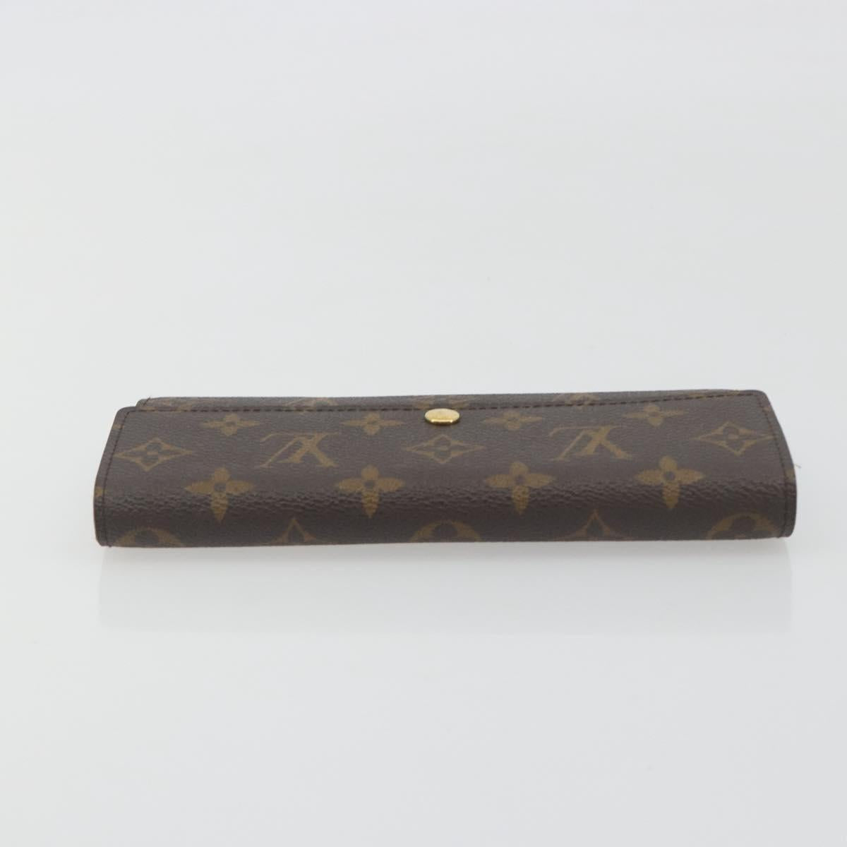 LOUIS VUITTON Monogram Portefeuille Sarah Long Wallet M61734 LV Auth 197559