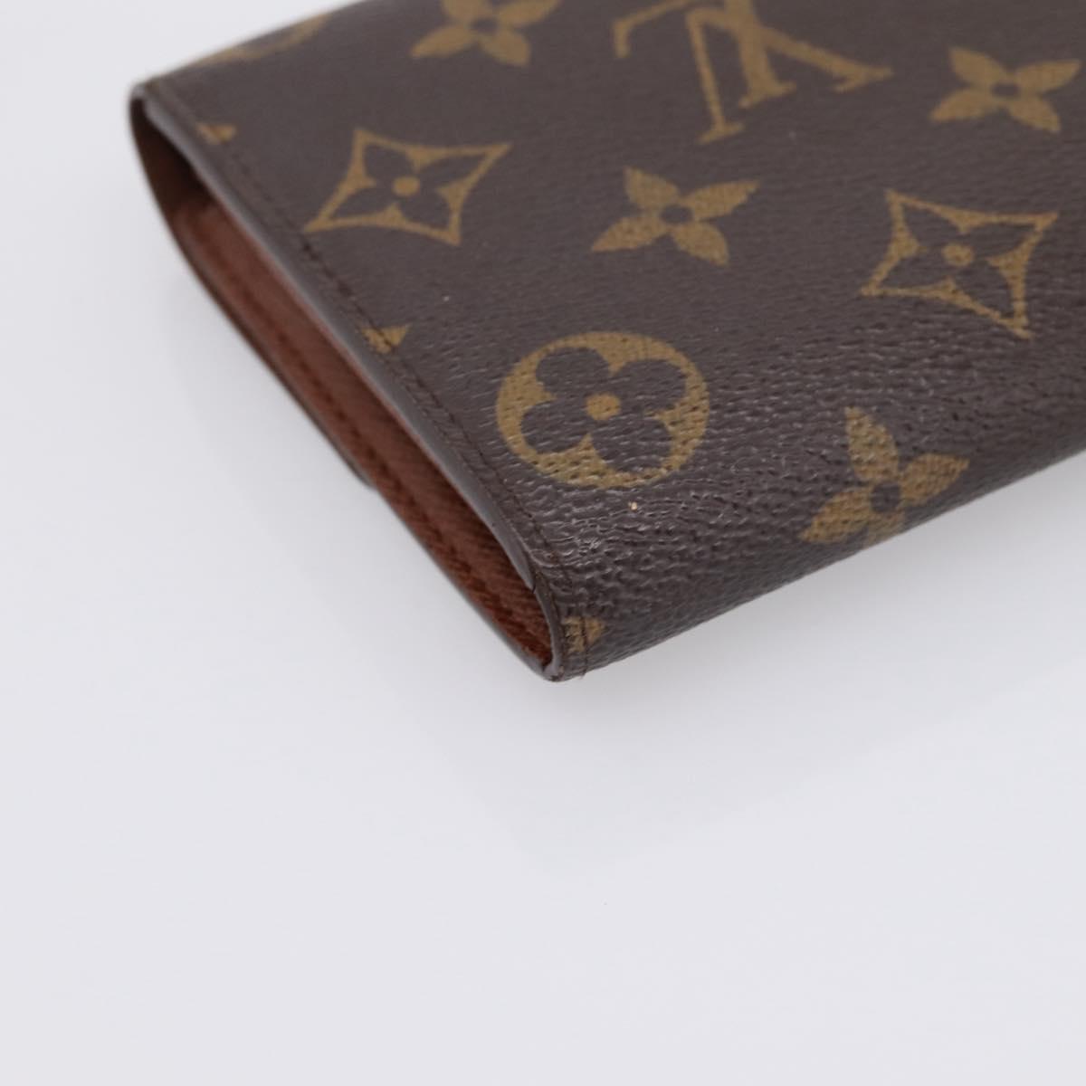 LOUIS VUITTON Monogram Portefeuille Sarah Long Wallet M61734 LV Auth 197560