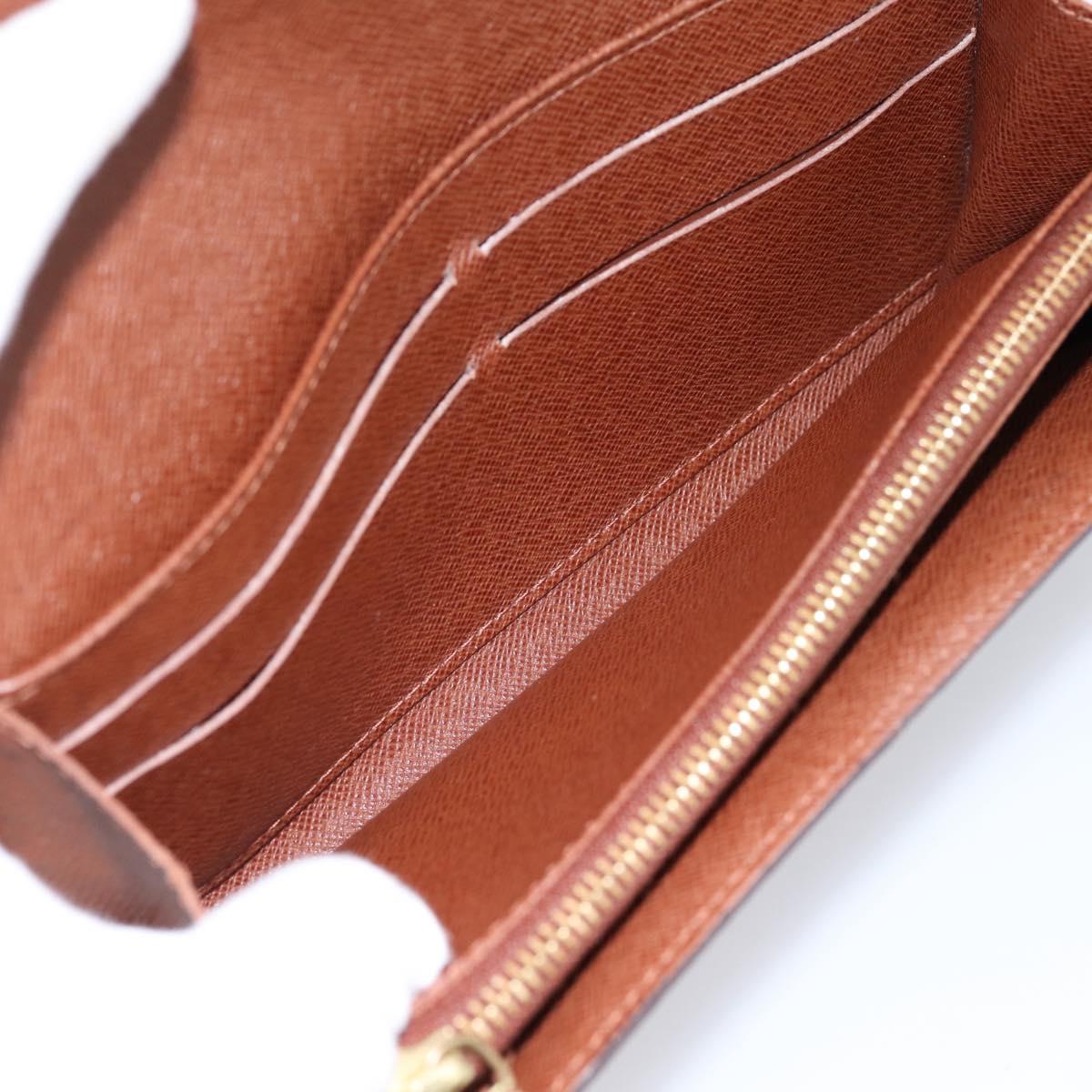 LOUIS VUITTON Monogram Portefeuille Sarah Long Wallet M61734 LV Auth 197560