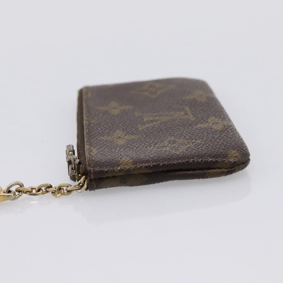 LOUIS VUITTON Monogram Pochette Cles Coin Purse M60033 LV Auth 197562