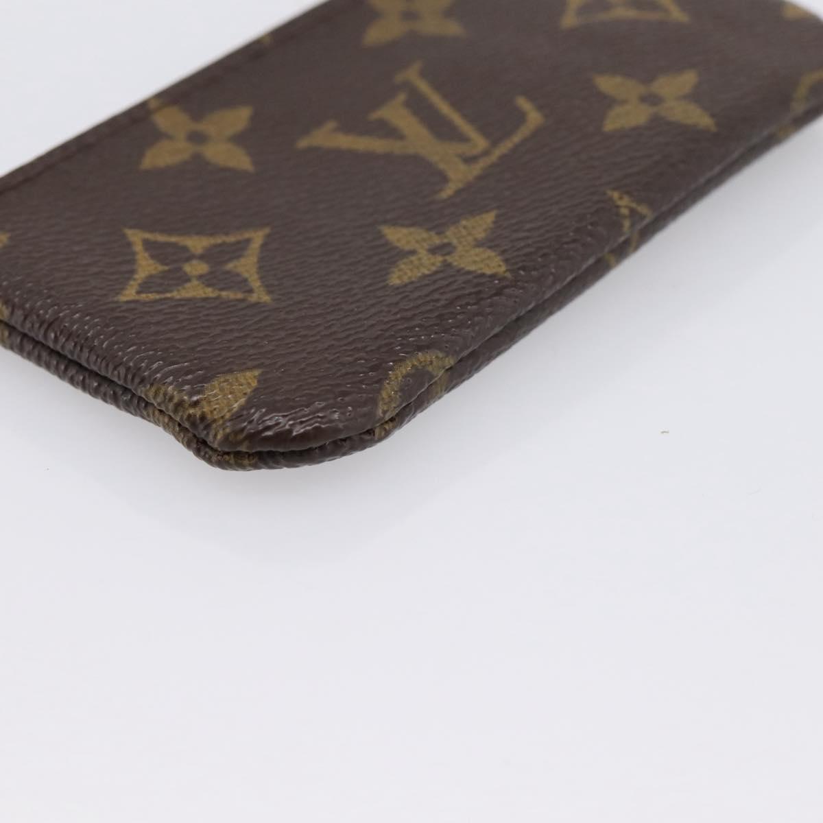 LOUIS VUITTON Monogram Pochette Cles Coin Purse M60033 LV Auth 197563