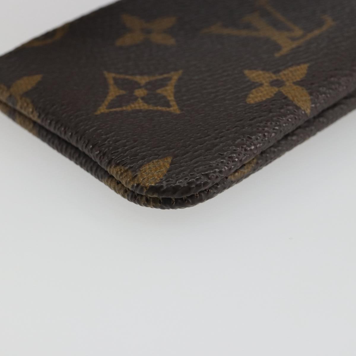 LOUIS VUITTON Monogram Pochette Cles Coin Purse M60033 LV Auth 197564