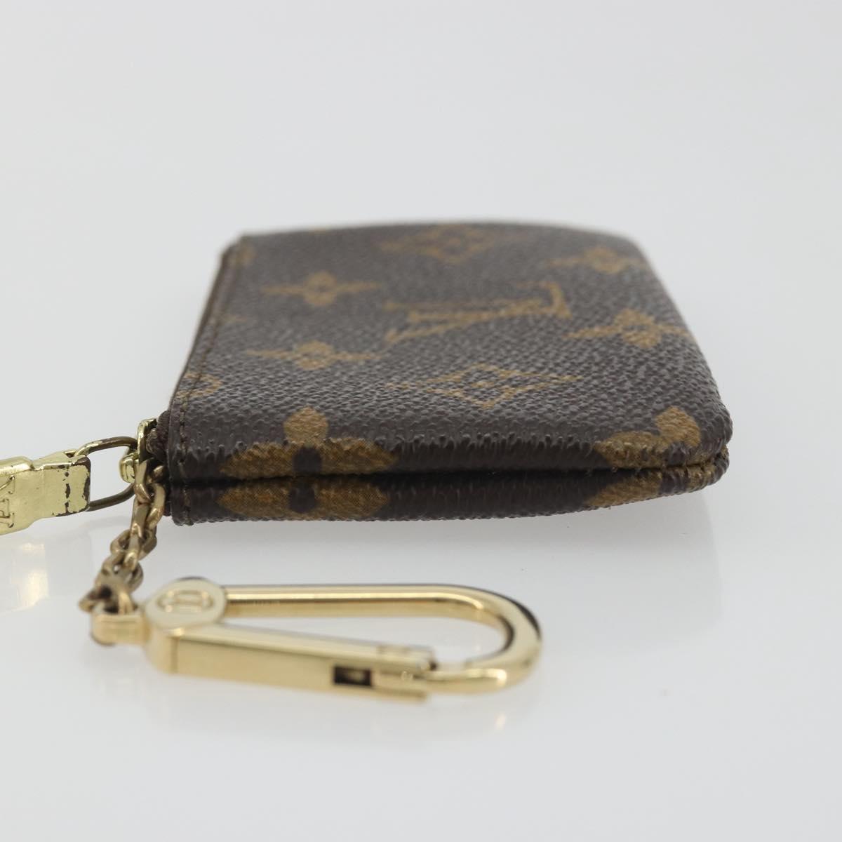 LOUIS VUITTON Monogram Pochette Cles Coin Purse M60033 LV Auth 197564