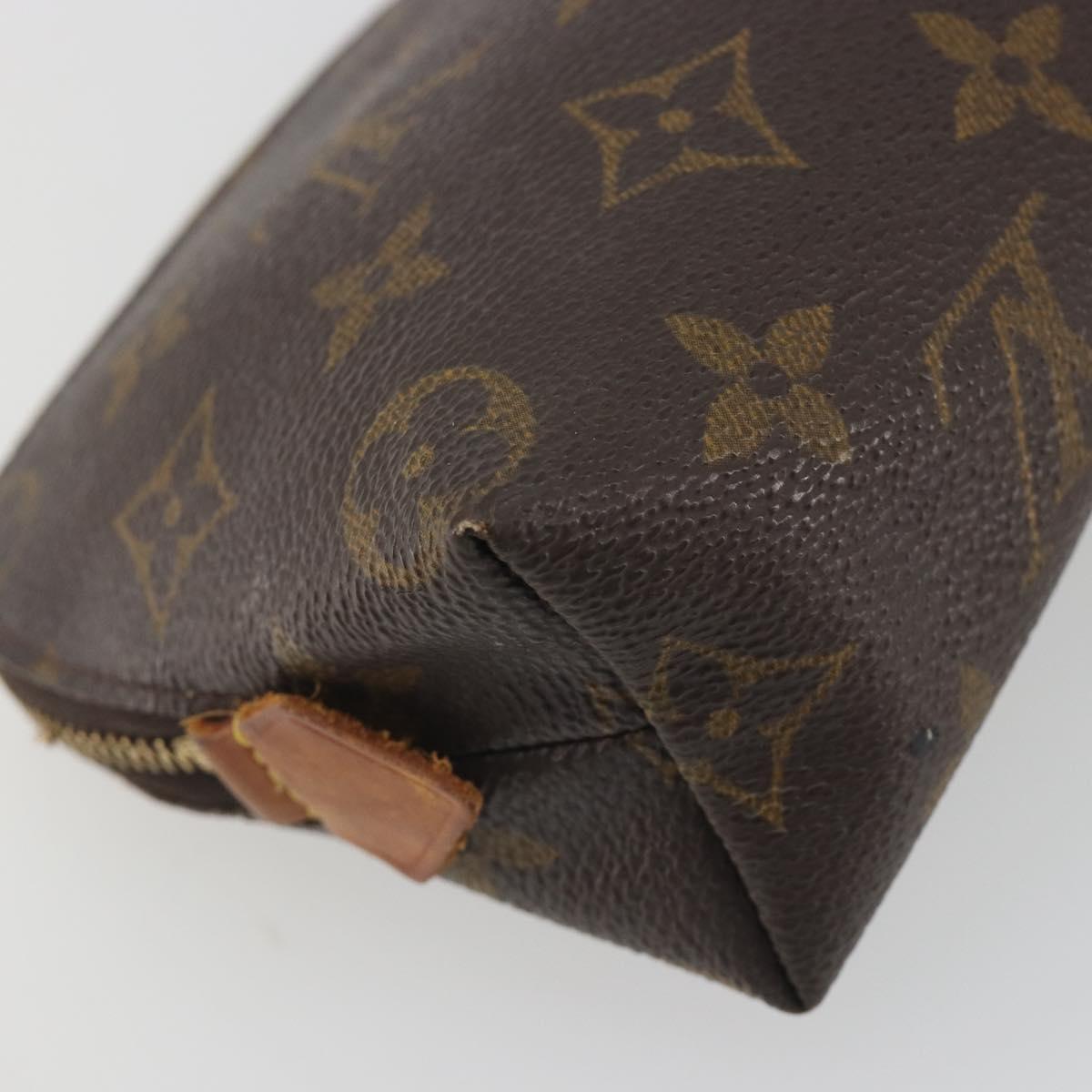 LOUIS VUITTON Monogram Pochette Cosmetic PM Pouch M43998 LV Auth 197565