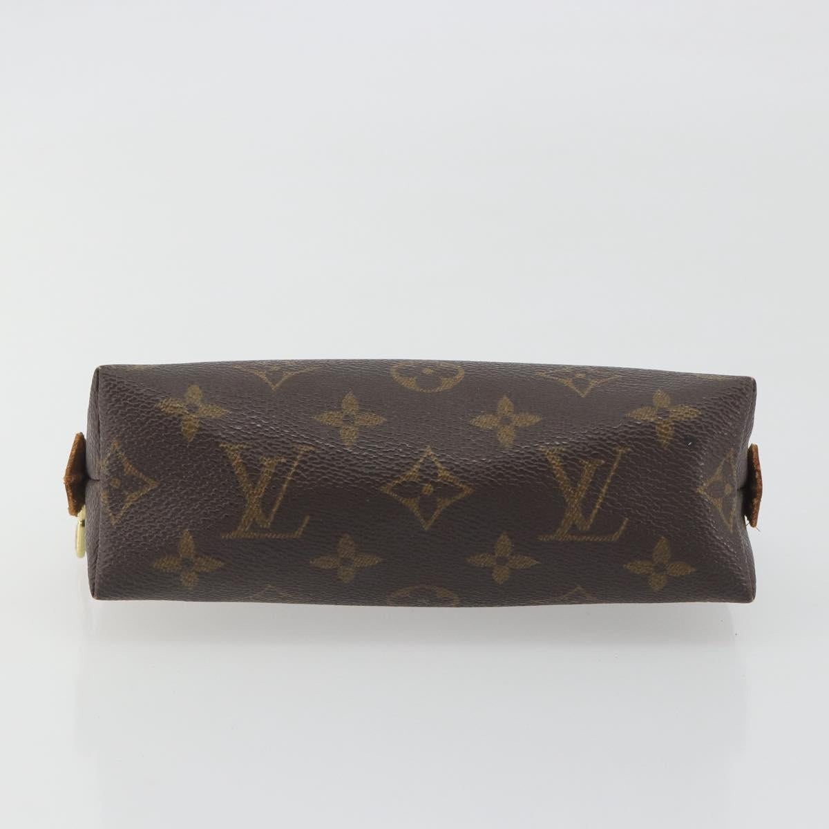 LOUIS VUITTON Monogram Pochette Cosmetic PM Pouch M43998 LV Auth 197565