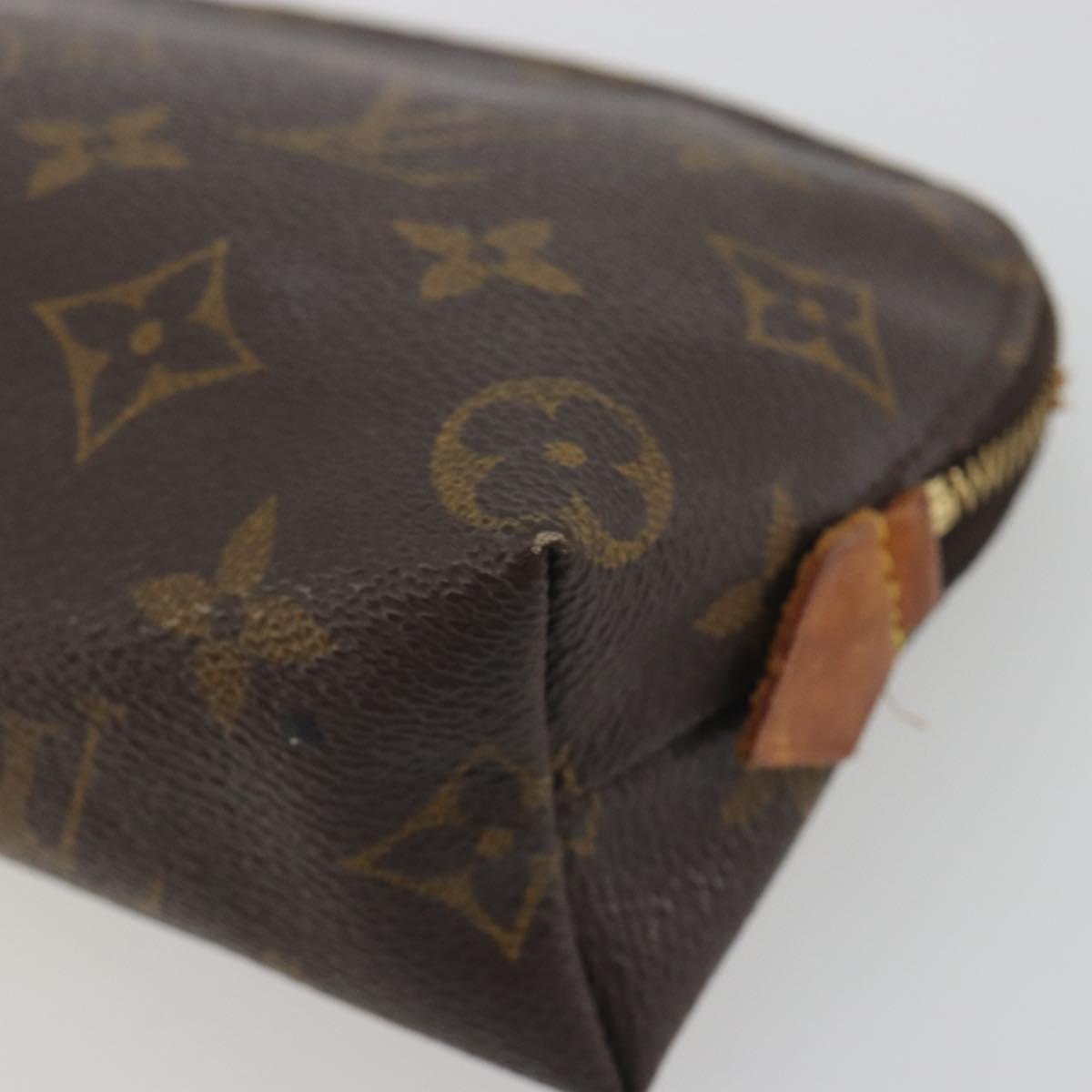 LOUIS VUITTON Monogram Pochette Cosmetic PM Pouch M43998 LV Auth 197565
