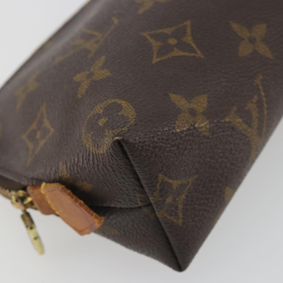 LOUIS VUITTON Monogram Pochette Cosmetic PM Pouch M43998 LV Auth 197565