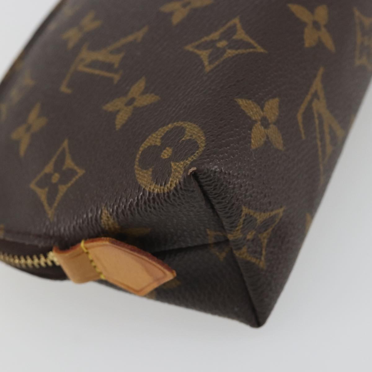 LOUIS VUITTON Monogram Pochette Cosmetic PM Pouch M43998 LV Auth 197566