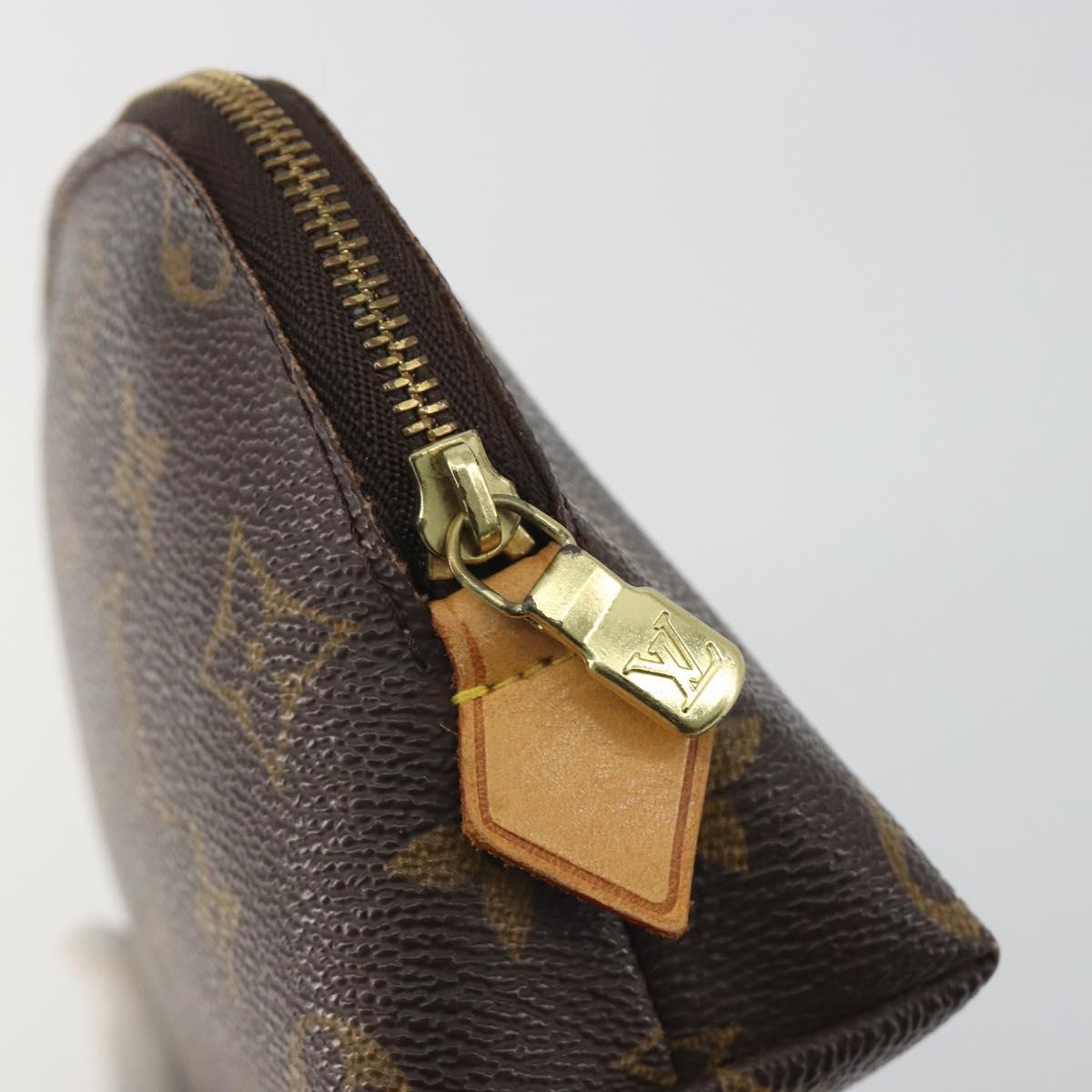 LOUIS VUITTON Monogram Pochette Cosmetic PM Pouch M43998 LV Auth 197566