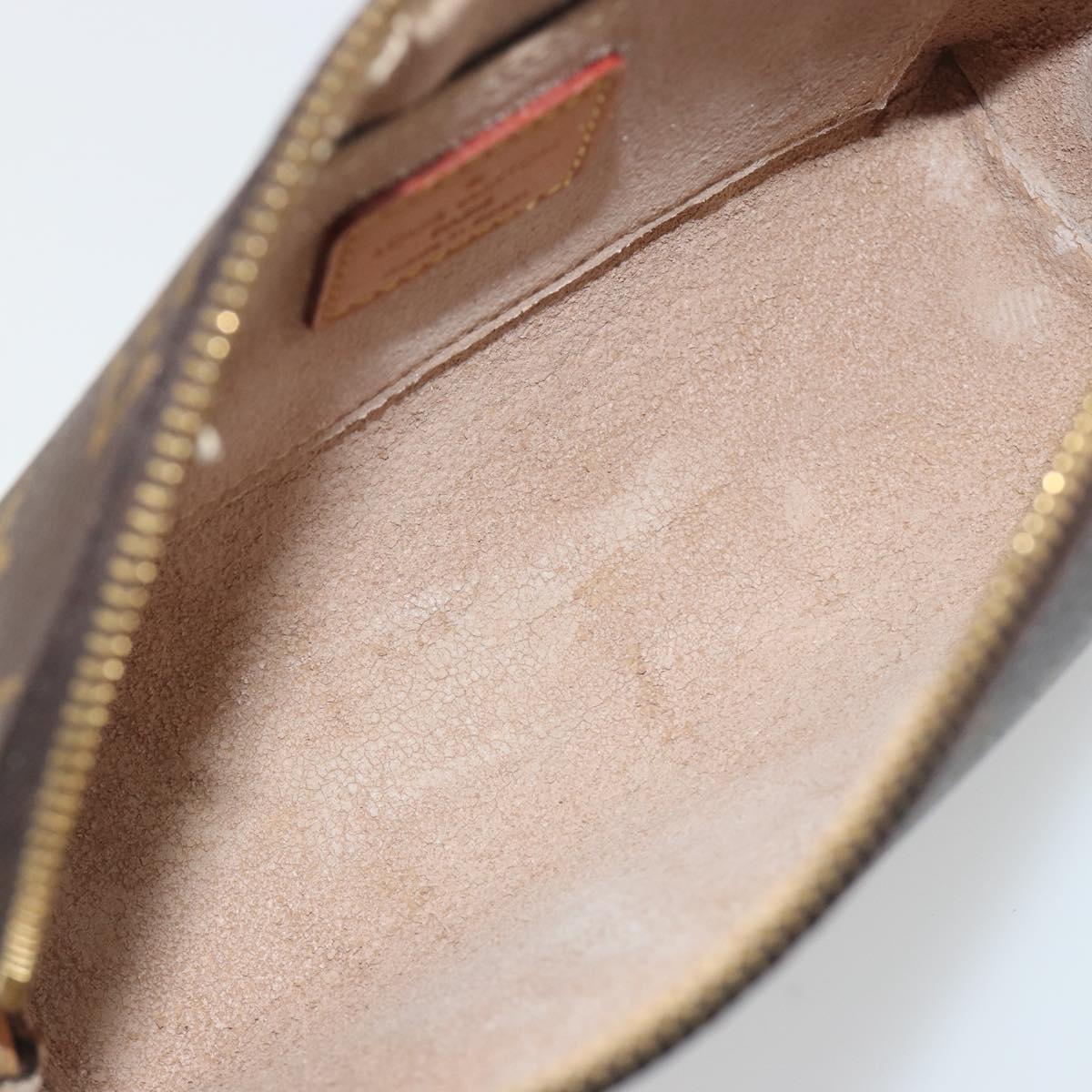 LOUIS VUITTON Monogram Pochette Cosmetic PM Pouch M43998 LV Auth 197567
