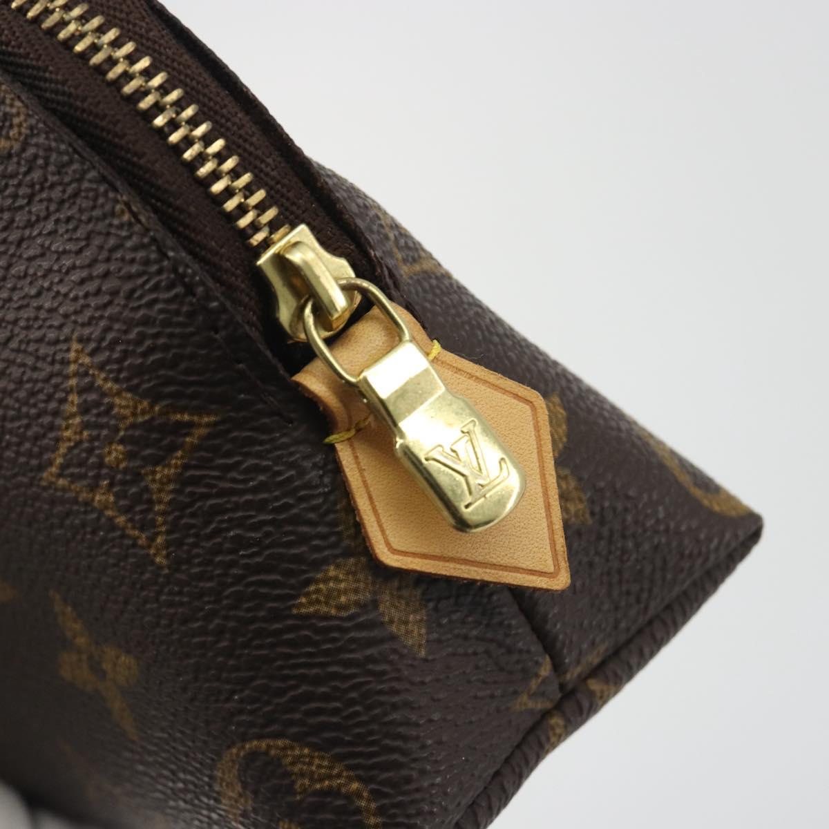 LOUIS VUITTON Monogram Pochette Cosmetic PM Pouch M43998 LV Auth 197568