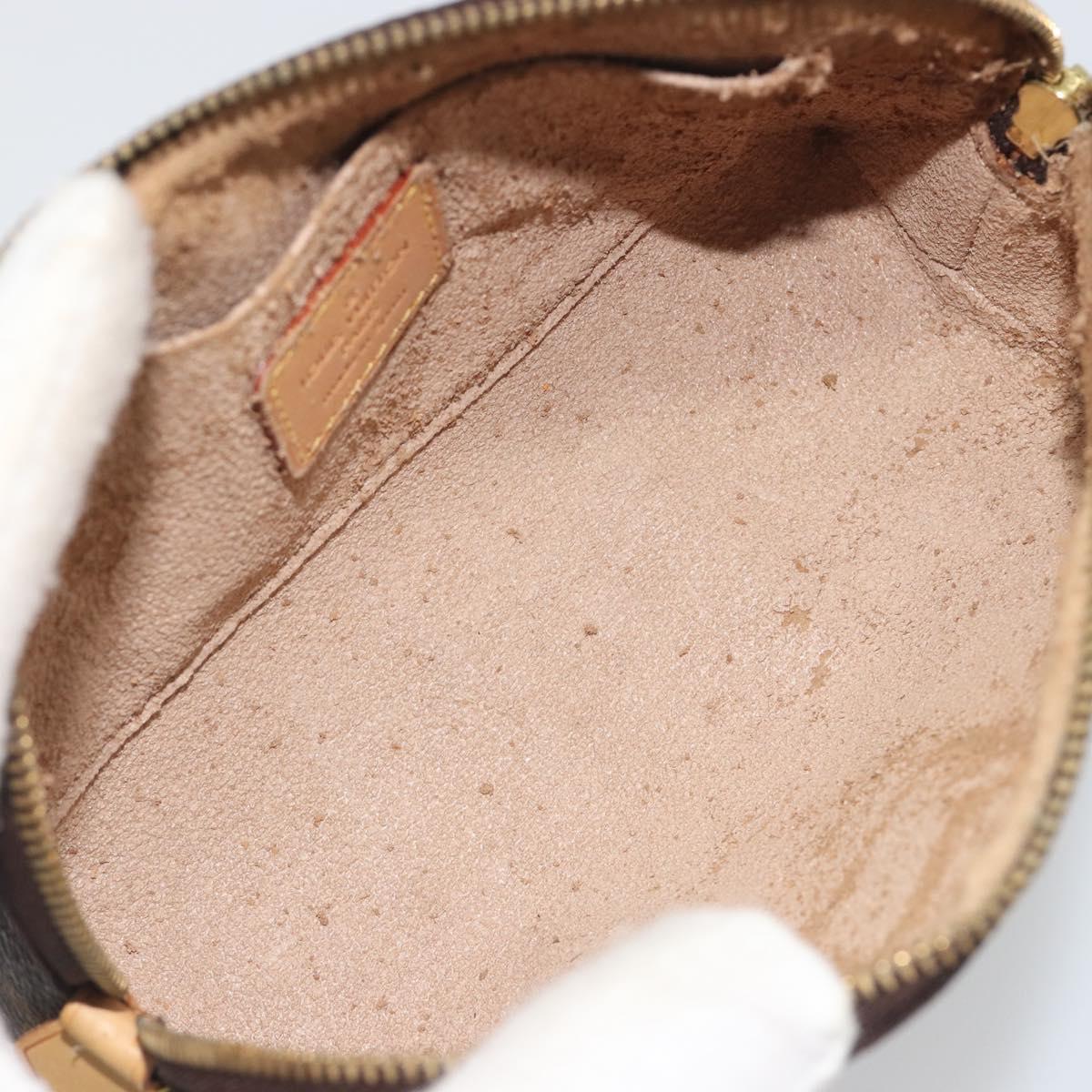 LOUIS VUITTON Monogram Pochette Cosmetic PM Pouch M43998 LV Auth 197568