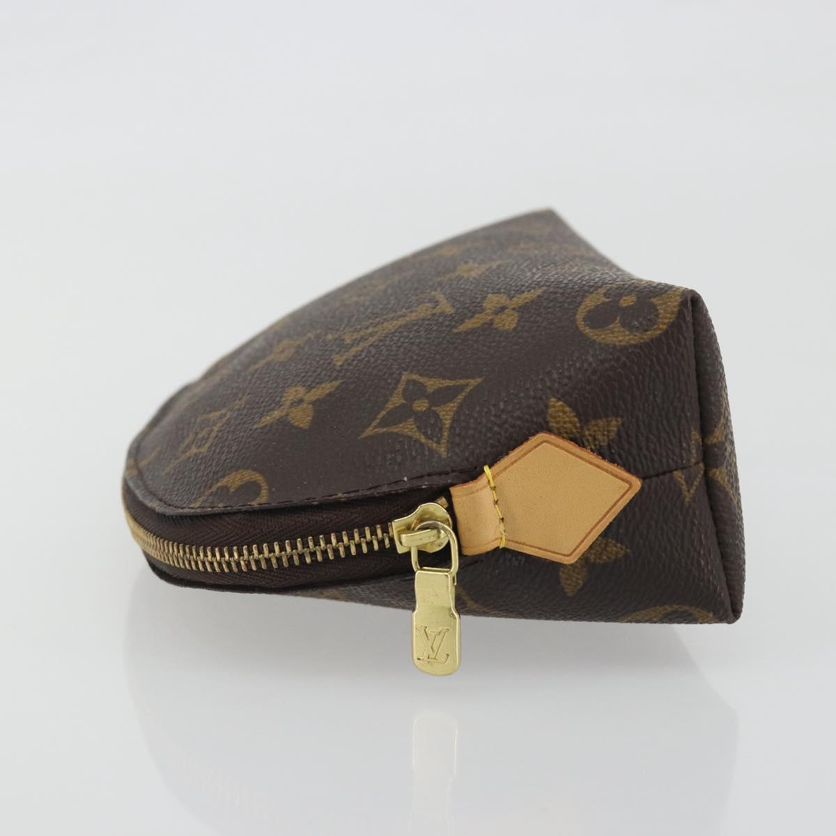 LOUIS VUITTON Monogram Pochette Cosmetic PM Pouch M43998 LV Auth 197568