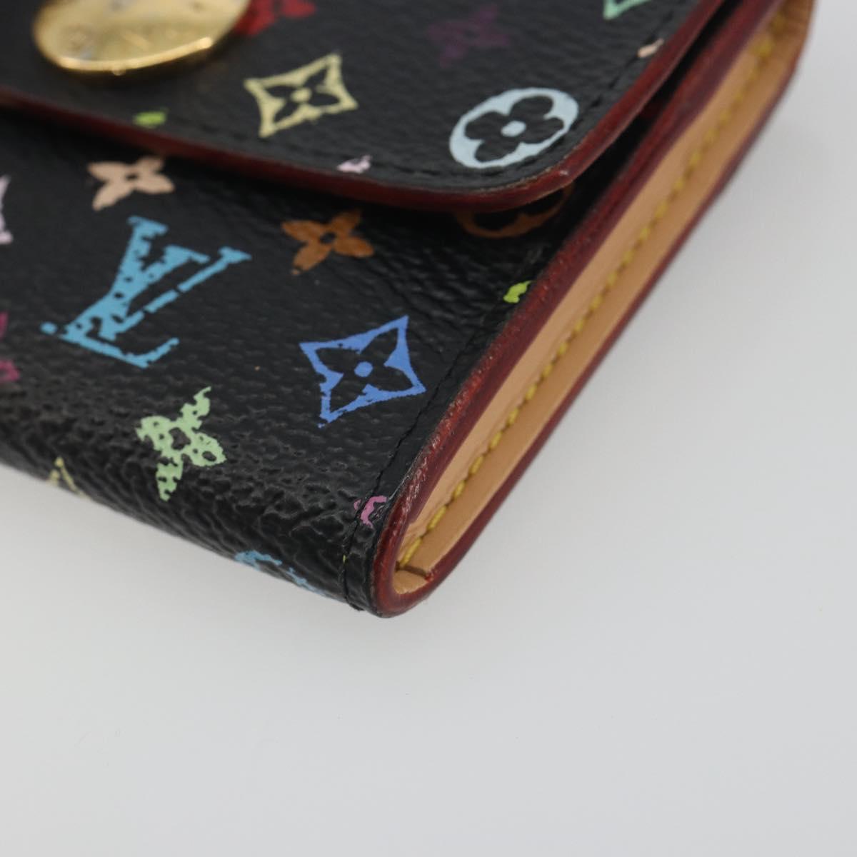 LOUIS VUITTON Multicolor Porte Monnaie Cozy Coin Purse M60007 LV Auth 197569