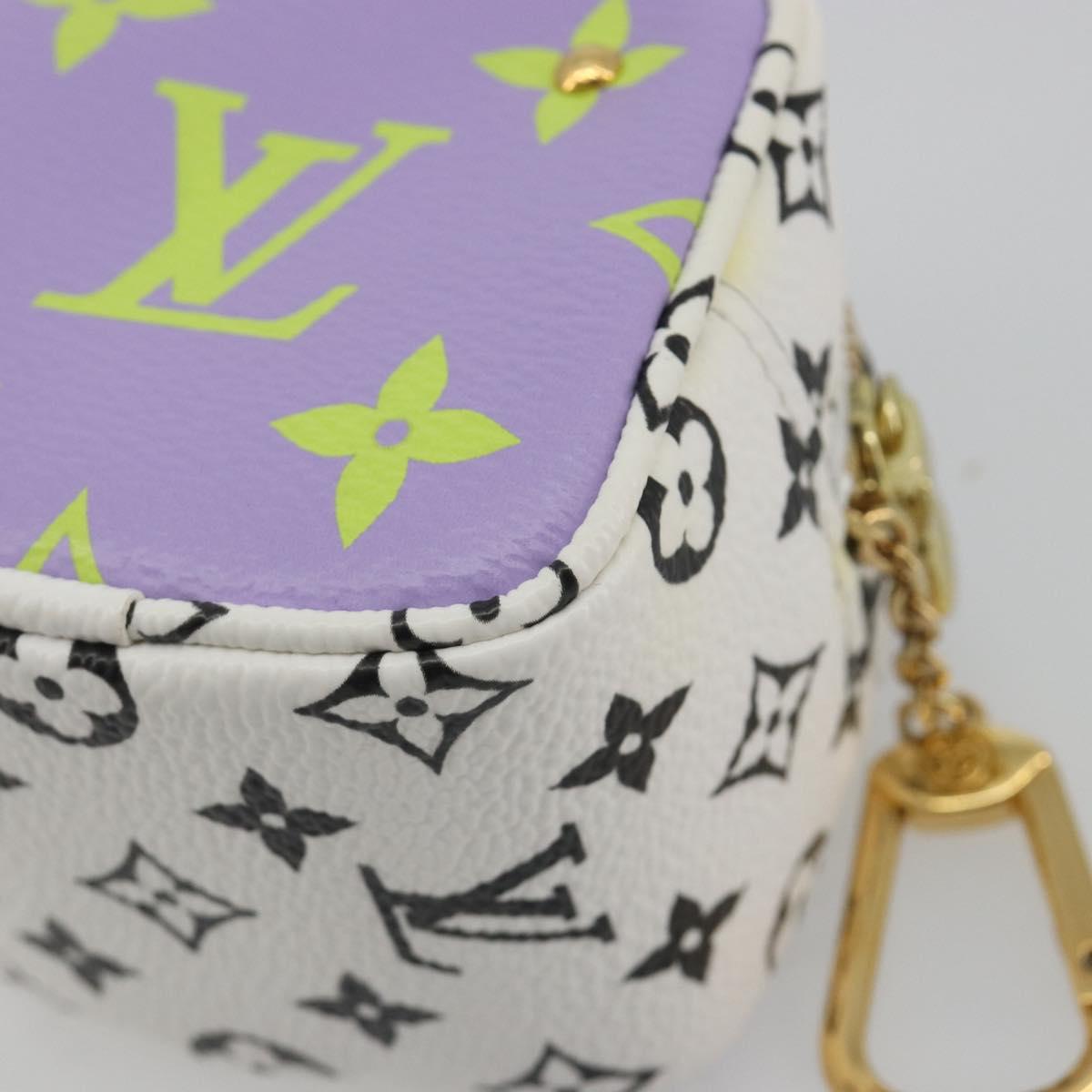 LOUIS VUITTON Monogram Giant Porte Monnaie Cube Multicolor M67669 Auth 197571M