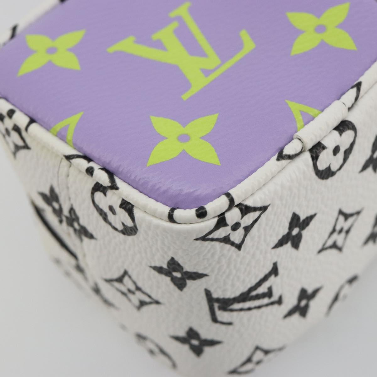 LOUIS VUITTON Monogram Giant Porte Monnaie Cube Multicolor M67669 Auth 197571M