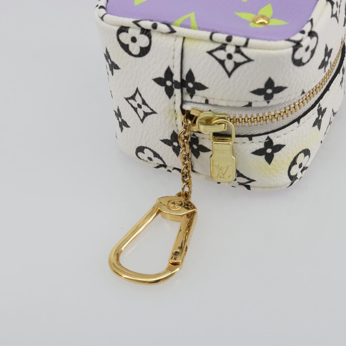 LOUIS VUITTON Monogram Giant Porte Monnaie Cube Multicolor M67669 Auth 197571M