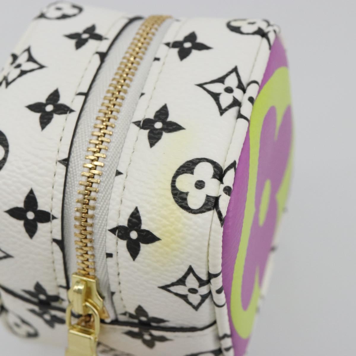 LOUIS VUITTON Monogram Giant Porte Monnaie Cube Multicolor M67669 Auth 197571M