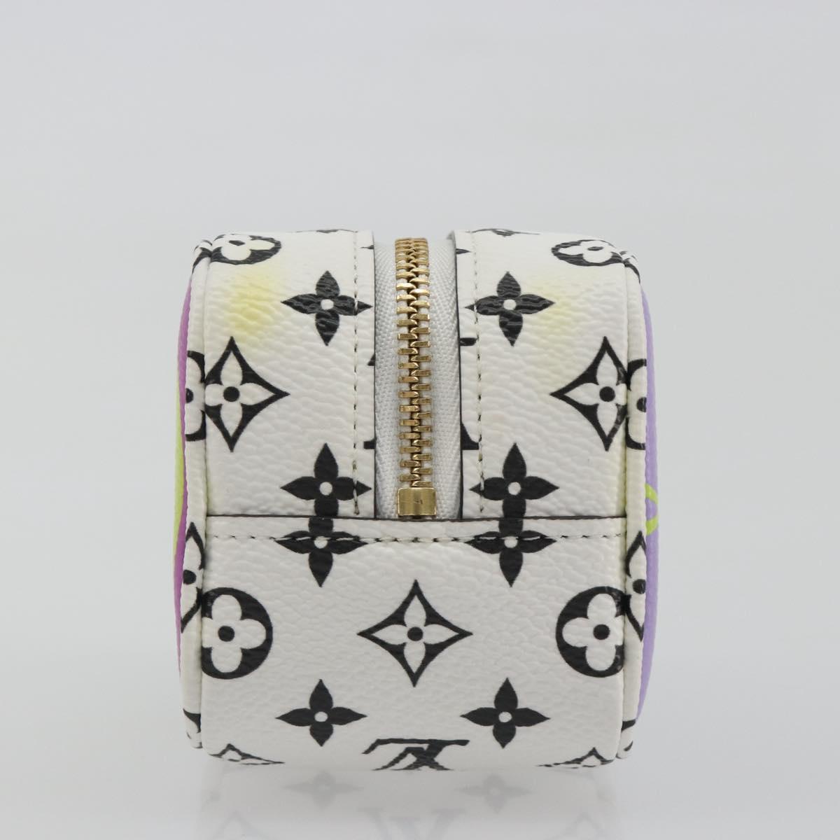 LOUIS VUITTON Monogram Giant Porte Monnaie Cube Multicolor M67669 Auth 197571M