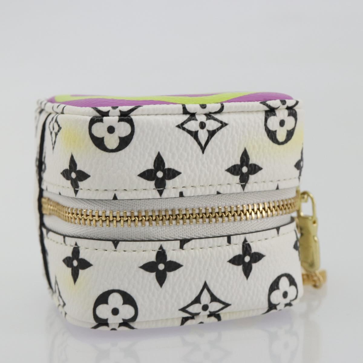 LOUIS VUITTON Monogram Giant Porte Monnaie Cube Multicolor M67669 Auth 197571M