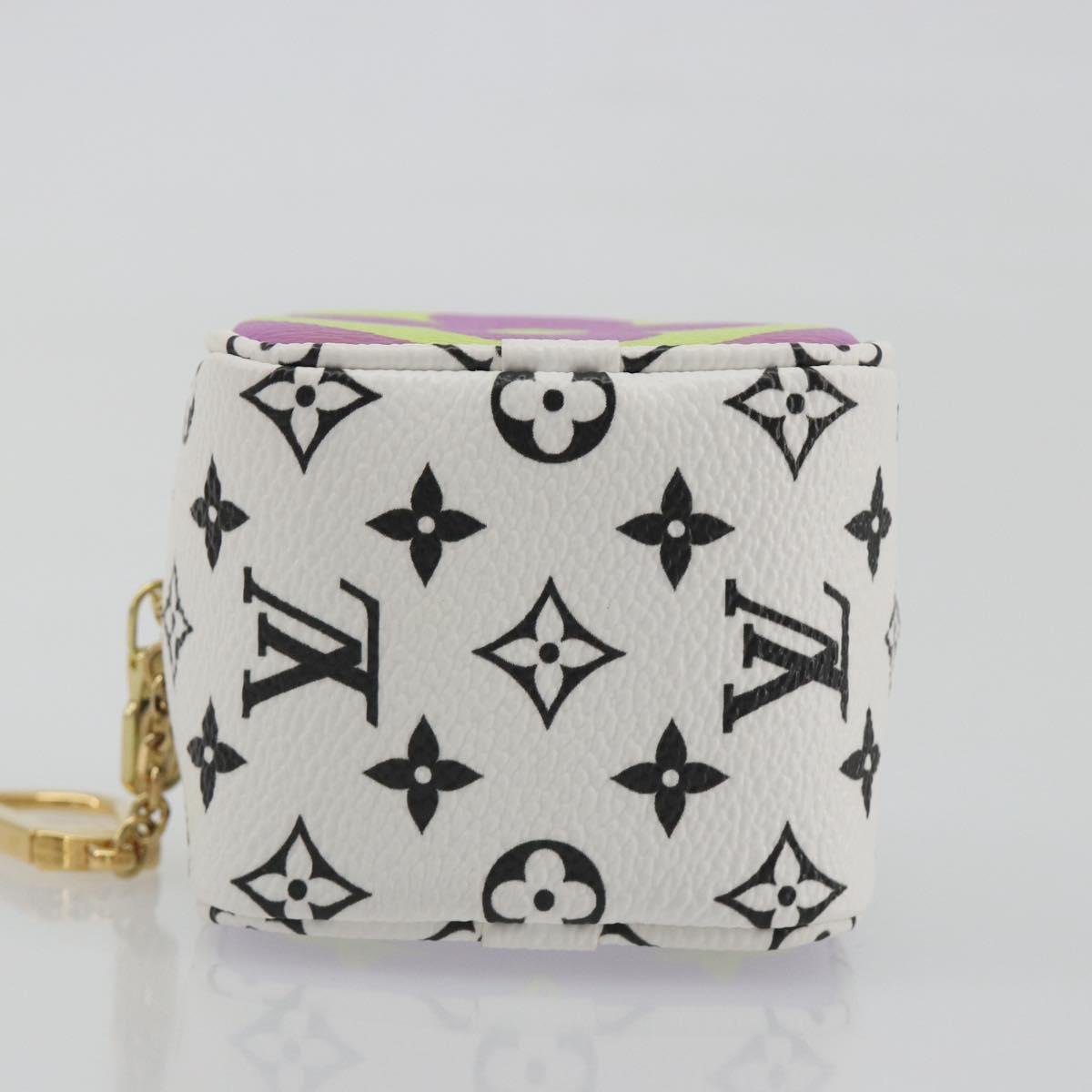LOUIS VUITTON Monogram Giant Porte Monnaie Cube Multicolor M67669 Auth 197571M