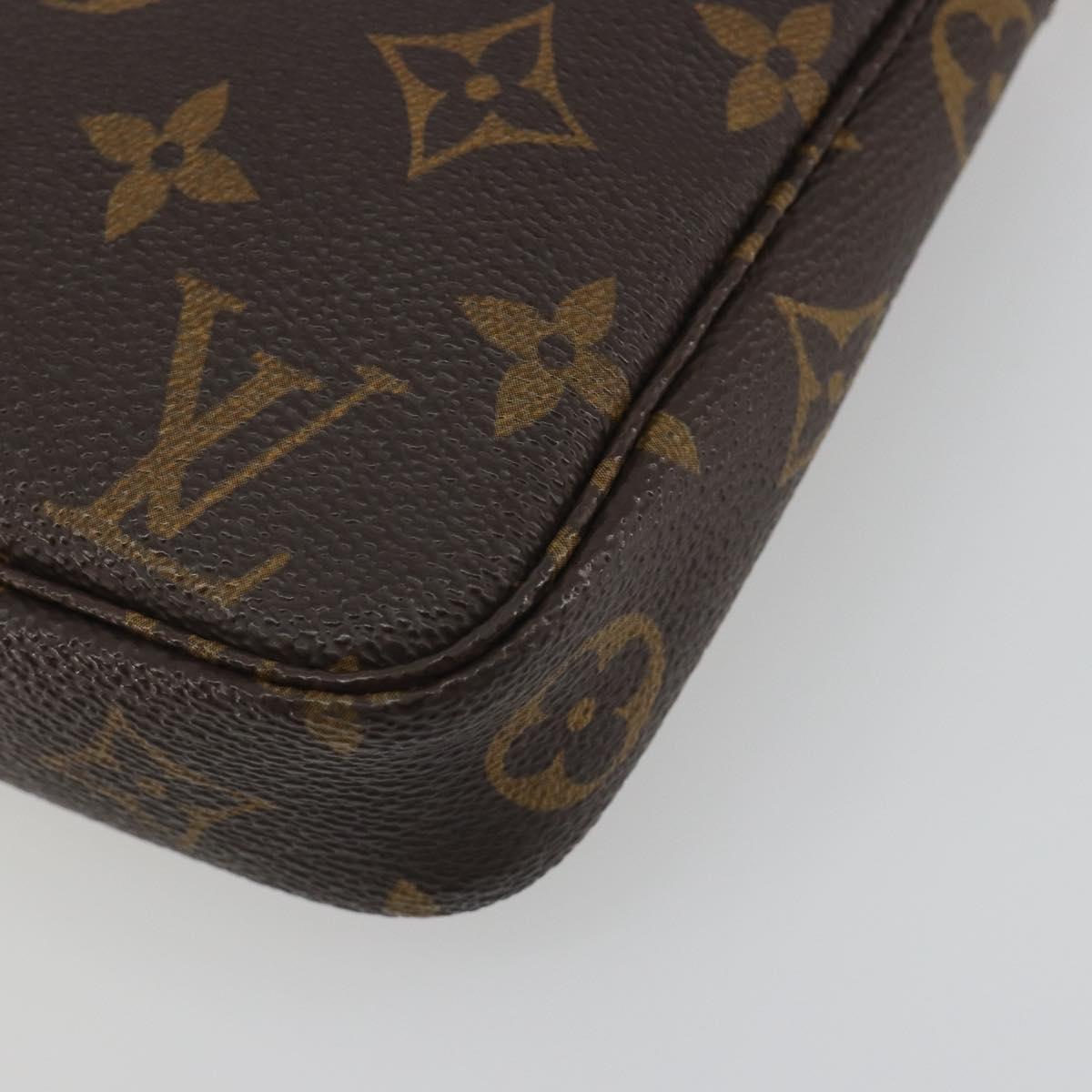 LOUIS VUITTON Monogram Pochette Accessoires Pouch M51980 LV Auth 197578