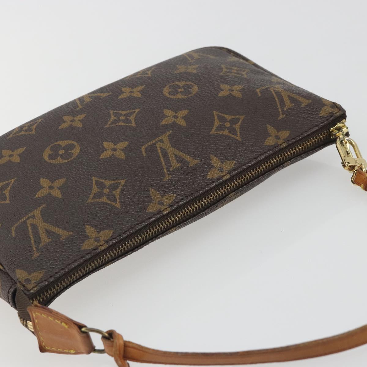 LOUIS VUITTON Monogram Pochette Accessoires Pouch M51980 LV Auth 197578