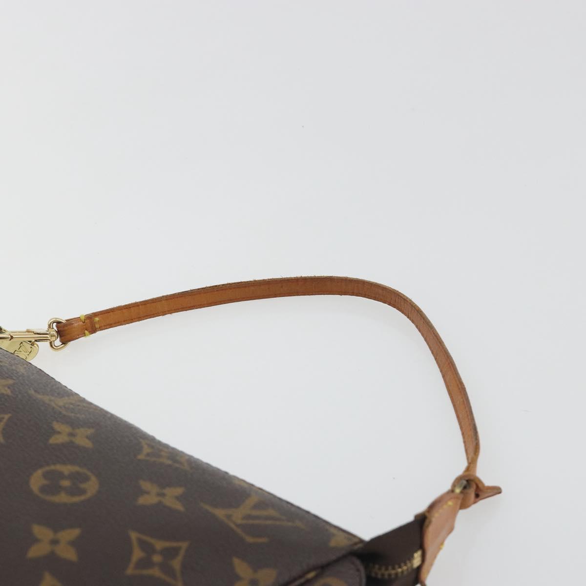 LOUIS VUITTON Monogram Pochette Accessoires Pouch M51980 LV Auth 197578