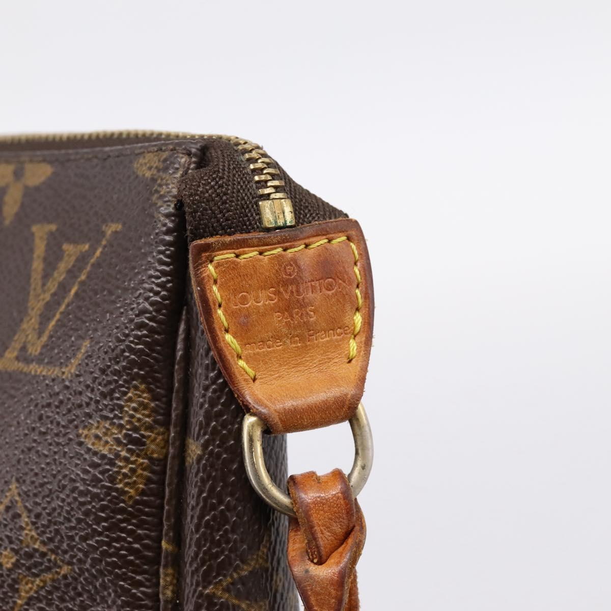 LOUIS VUITTON Monogram Pochette Accessoires Pouch M51980 LV Auth 197579