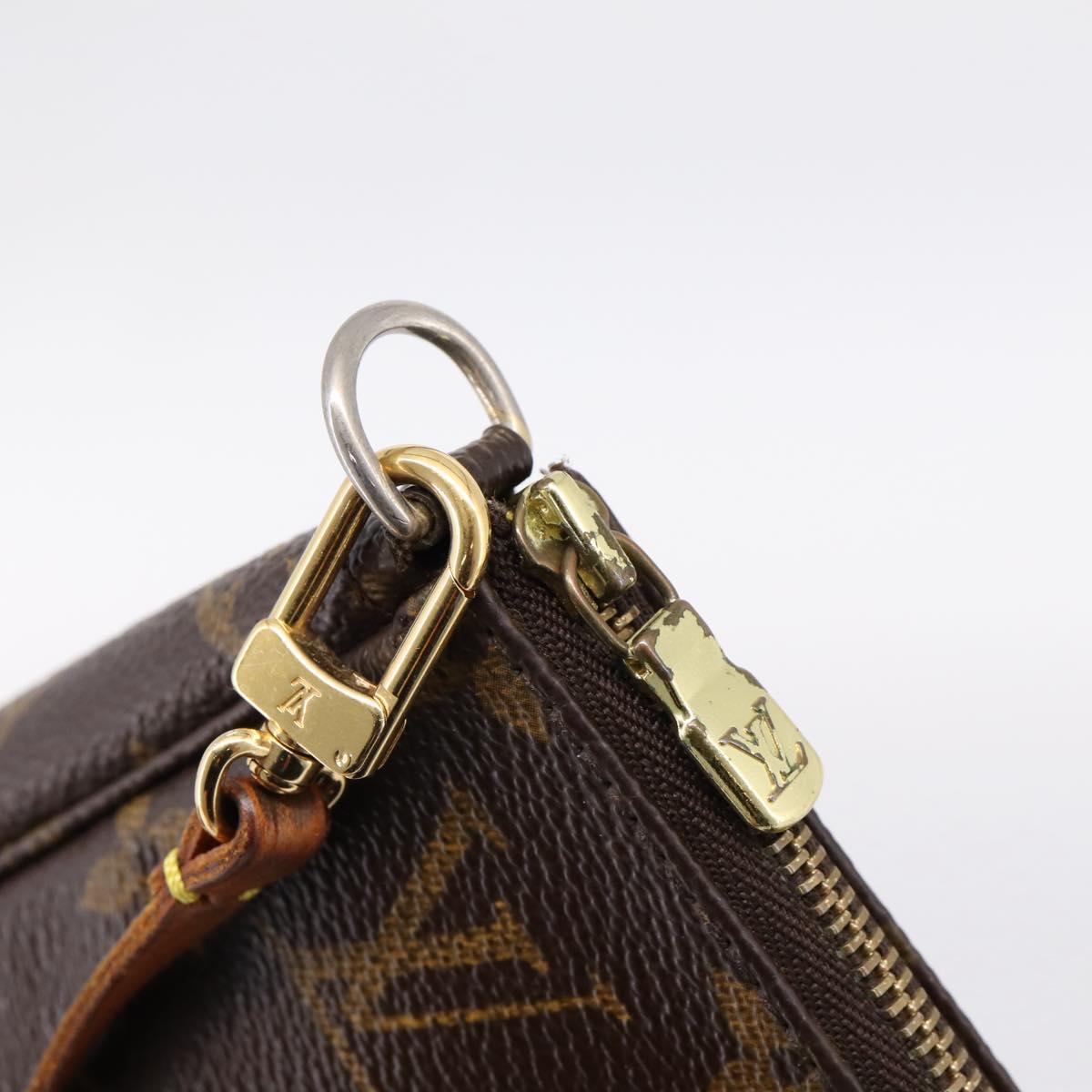 LOUIS VUITTON Monogram Pochette Accessoires Pouch M51980 LV Auth 197579