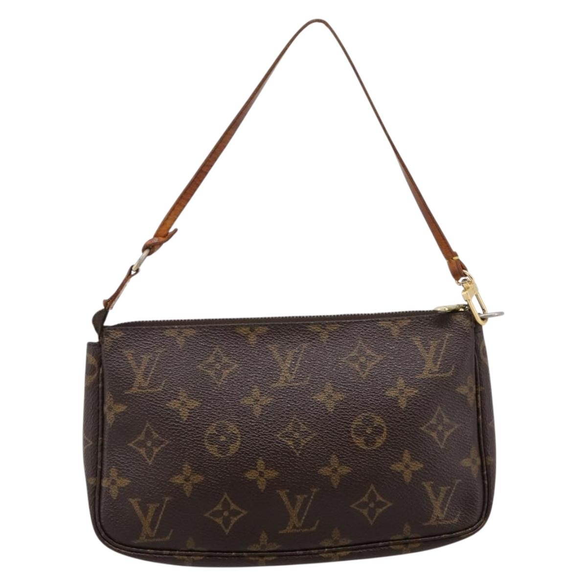 LOUIS VUITTON Monogram Pochette Accessoires Pouch M51980 LV Auth 197579