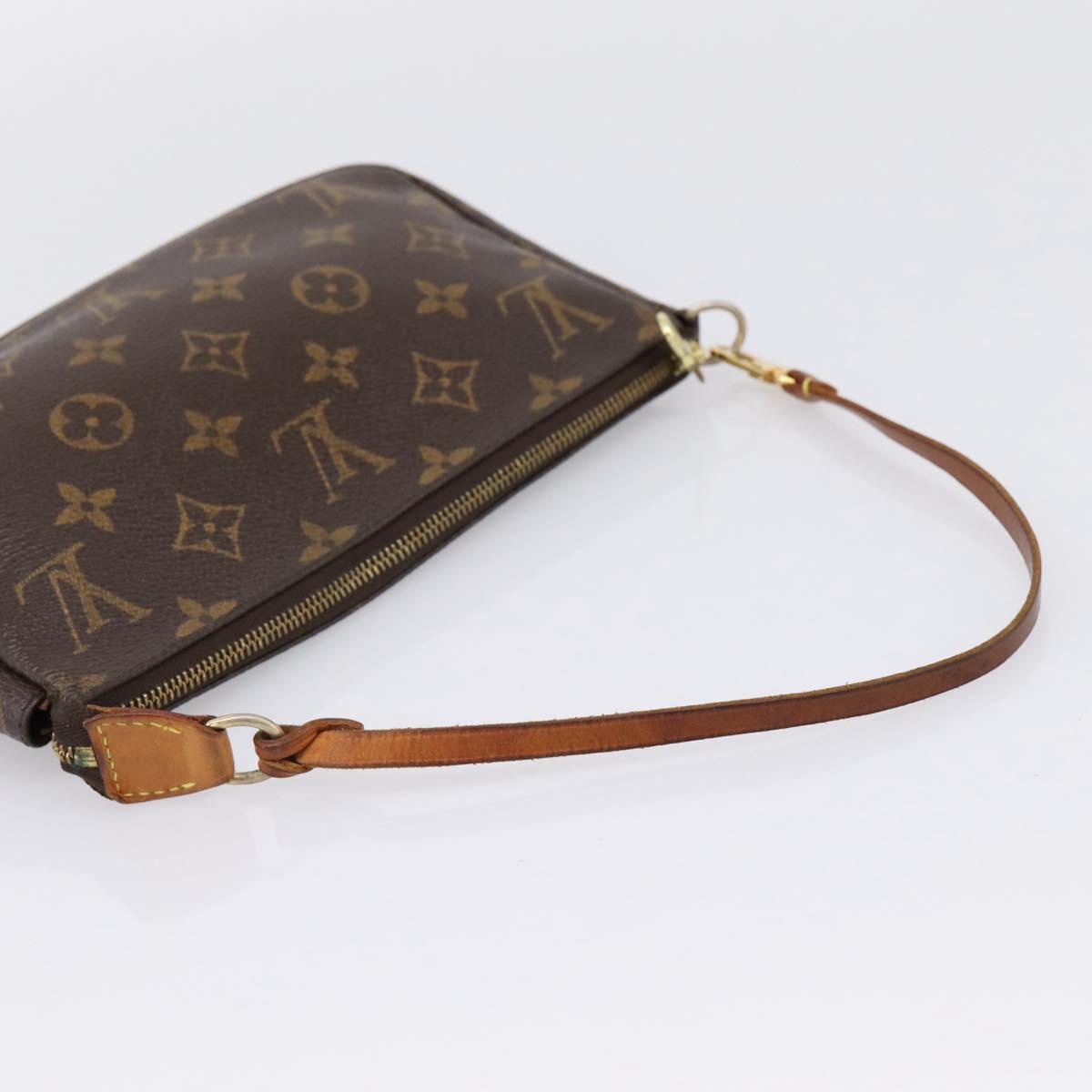 LOUIS VUITTON Monogram Pochette Accessoires Pouch M51980 LV Auth 197579