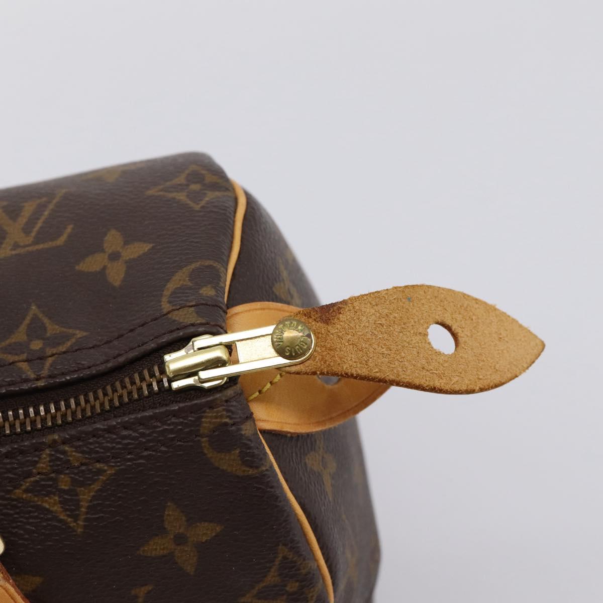 LOUIS VUITTON Monogram Speedy 25 Hand Bag M41528 LV Auth 197621