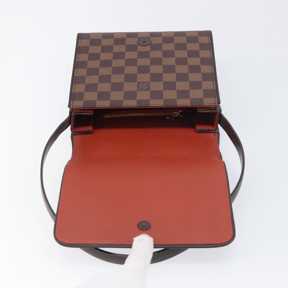 LOUIS VUITTON Damier Ebene Tribeca Mini Shoulder Bag N51162 LV Auth 197622V