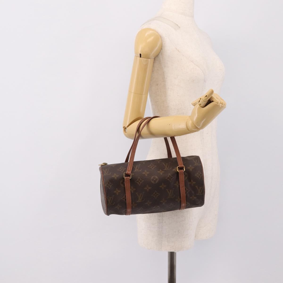 LOUIS VUITTON Monogram Papillon 26 Hand Bag M51386 LV Auth 197633