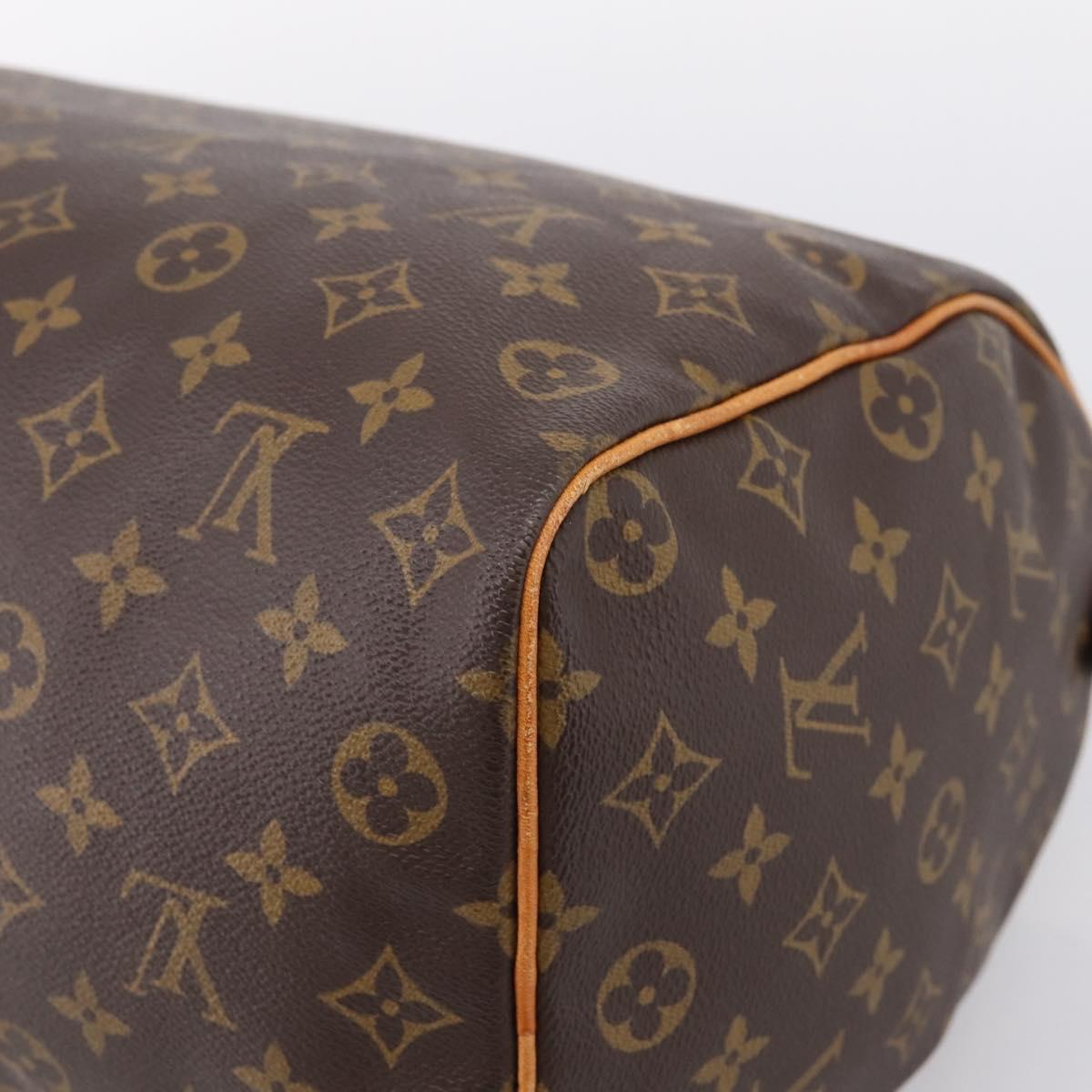 LOUIS VUITTON Monogram Speedy 35 Hand Bag M41524 LV Auth 197644A