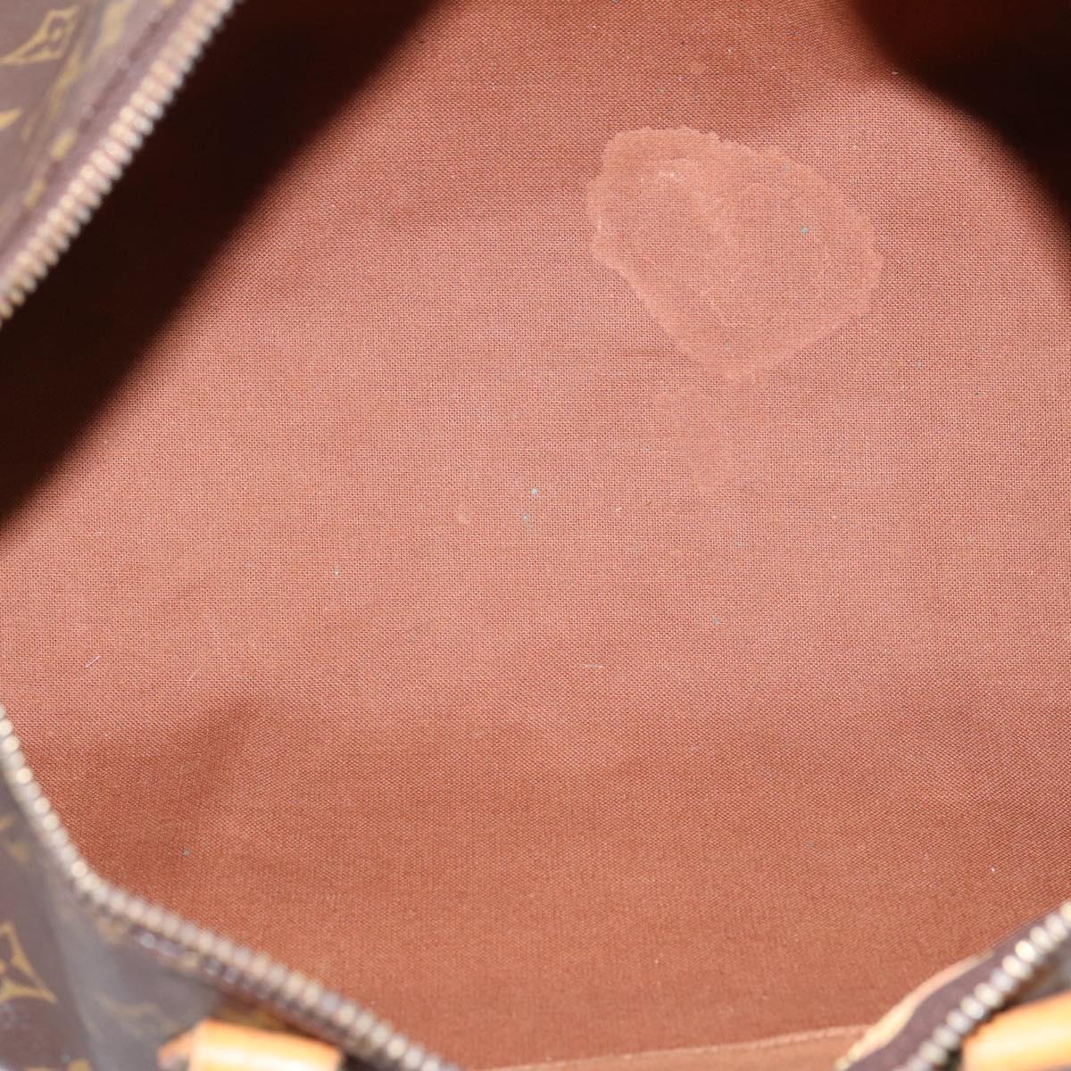 LOUIS VUITTON Monogram Speedy 35 Hand Bag M41524 LV Auth 197644A