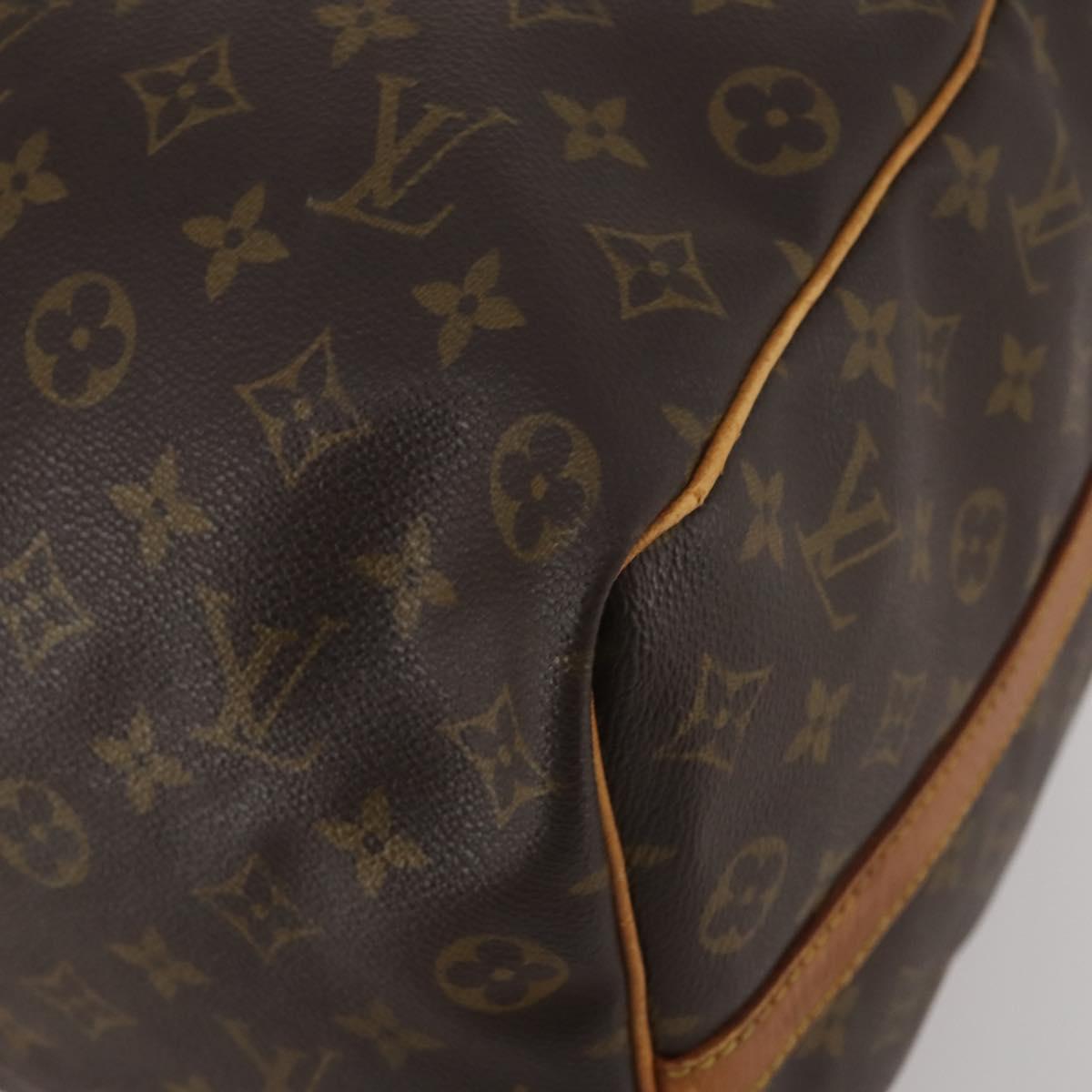 LOUIS VUITTON Monogram Keepall Bandouliere 50 Boston Bag M41416 LV Auth 197653