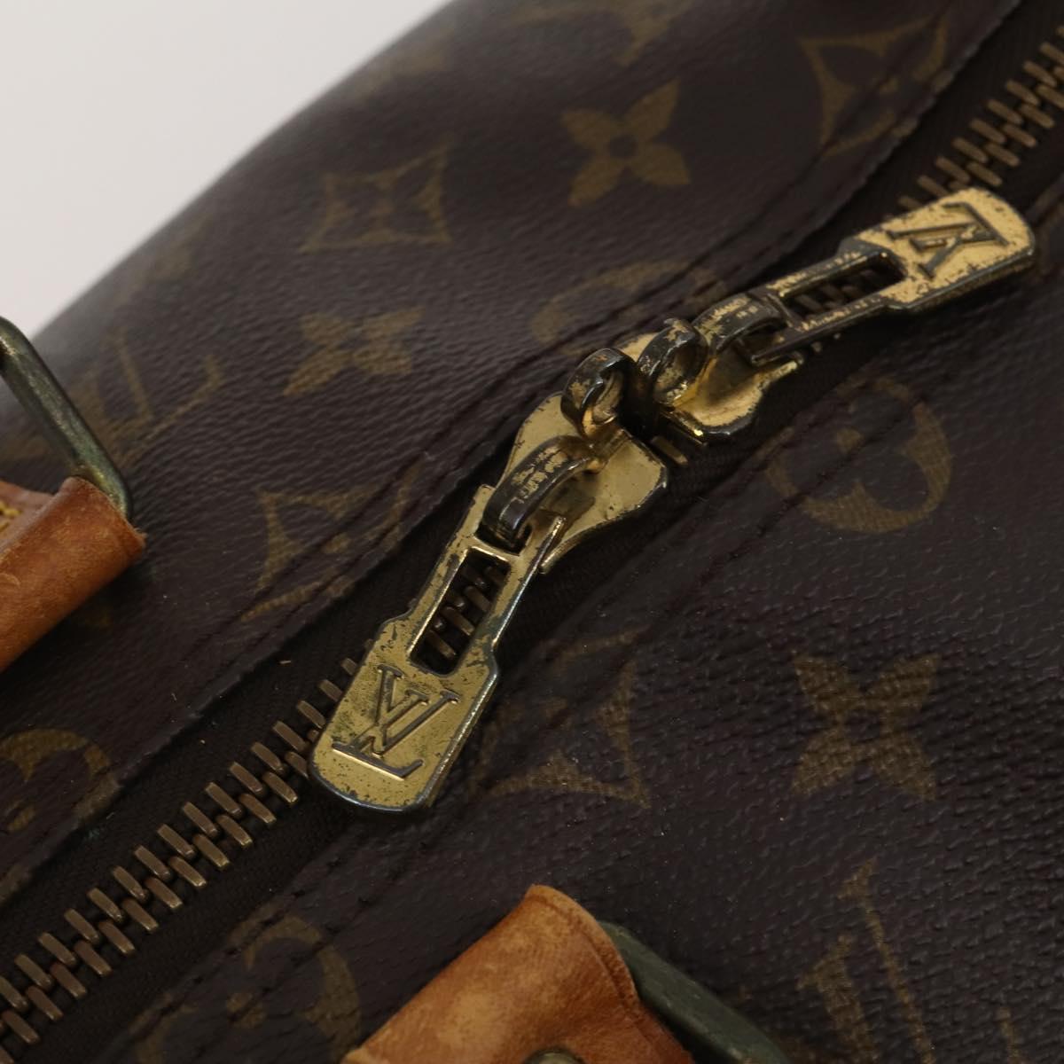 LOUIS VUITTON Monogram Keepall Bandouliere 50 Boston Bag M41416 LV Auth 197653