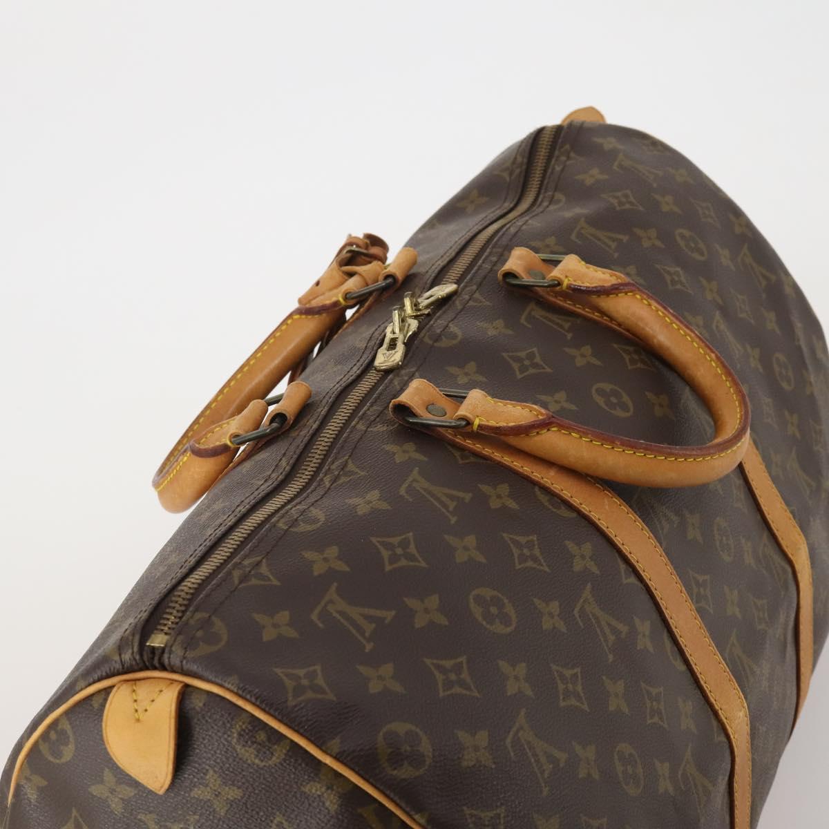 LOUIS VUITTON Monogram Keepall 50 Boston Bag M41426 LV Auth 197662