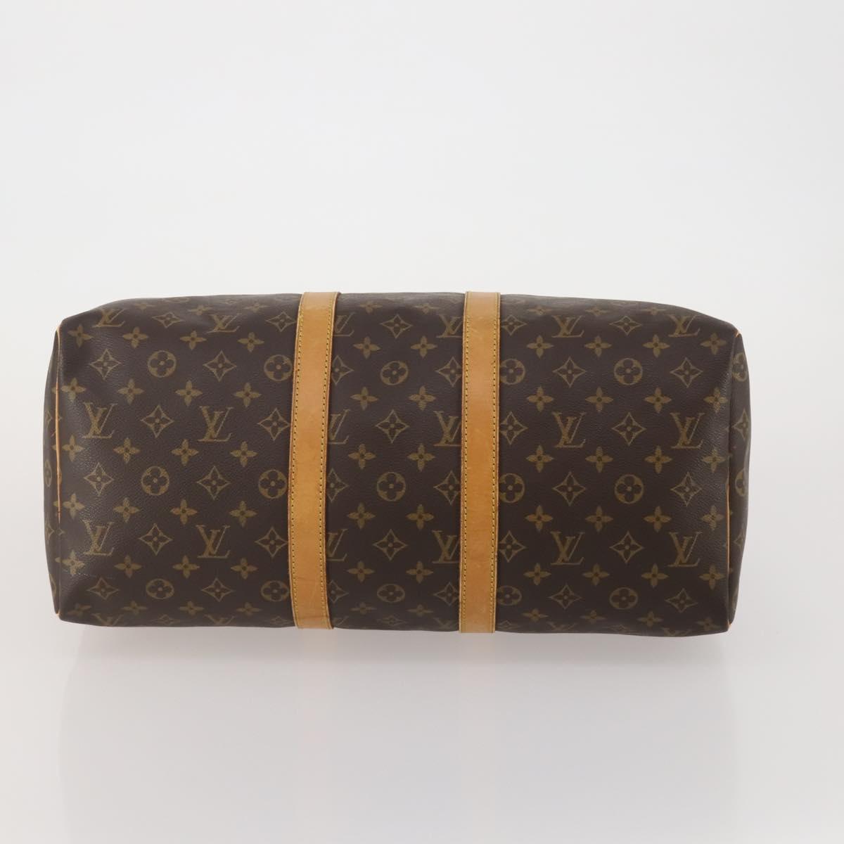LOUIS VUITTON Monogram Keepall 45 Boston Bag M41428 LV Auth 197667