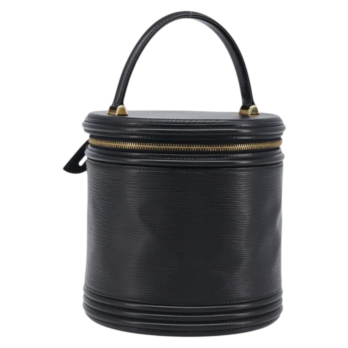 LOUIS VUITTON Epi Cannes Hand Bag Black M48032 LV Auth 197674V