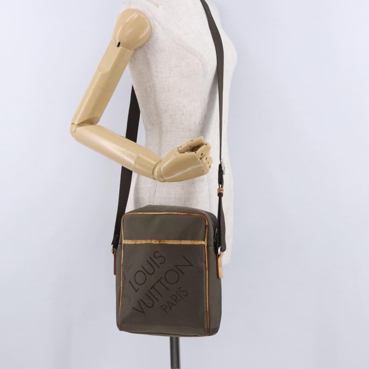 LOUIS VUITTON Damier Geant Sitadan NM Bag Brown Tail M93224 LV Auth 197692