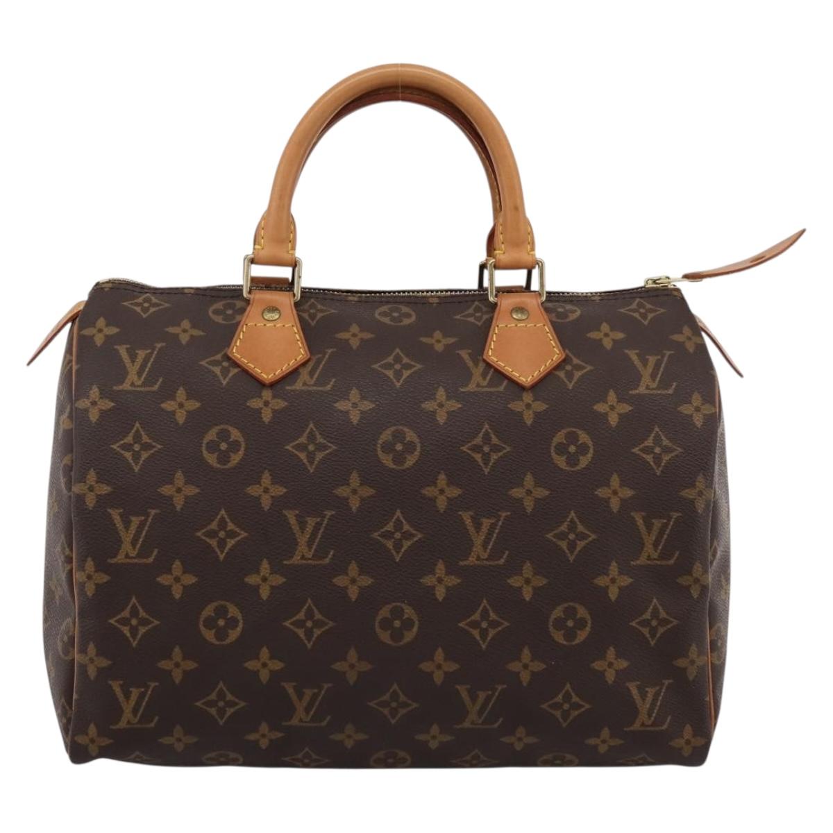 LOUIS VUITTON Monogram Speedy 30 Hand Bag M41526 LV Auth 197697V